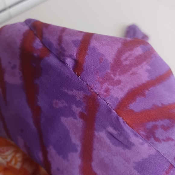 Free People Cruisin Together Printed Boho Gypsy Puff Sleeve Blouse - Picture 13 of 14